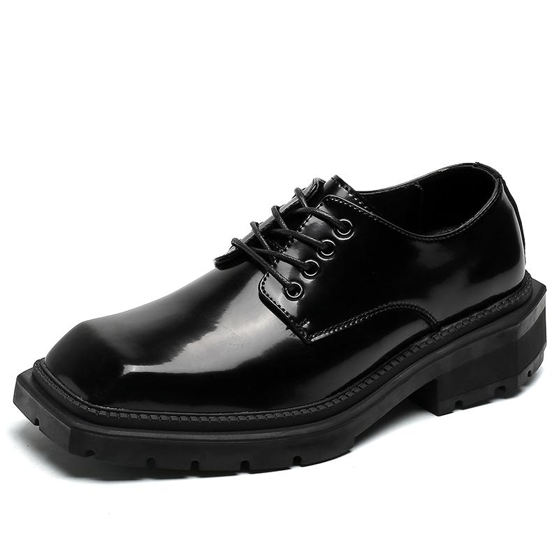FashionLuxury Business Oxford Leather Shoes Men Breathable Rubber Formal Dress Shoes Male Office Wedding Flats Footwear Mocassin Homme