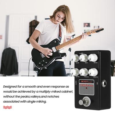 MOSKYaudio CLASSIC M-SHALL Speaker Simulator Cabinet Simulator Guitar Effect Pedal Speaker