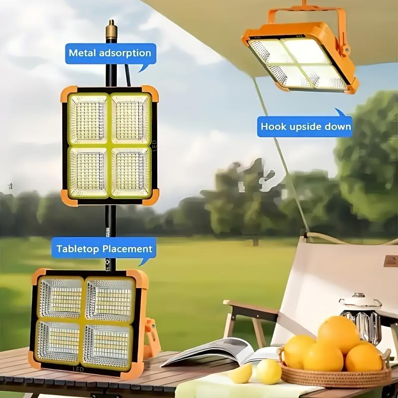 Solar-Arbeitslicht Outdoor LED-Solarleuchte Außen Wasserdicht Gartenlicht Notfall-Campinglicht Hängeleuchte Straße Garten