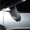 For Kia EV4 2026 2026 2pcs Bright Black Bull Horn Car Rear View Mirror Cover Trim  Exterior Accessories