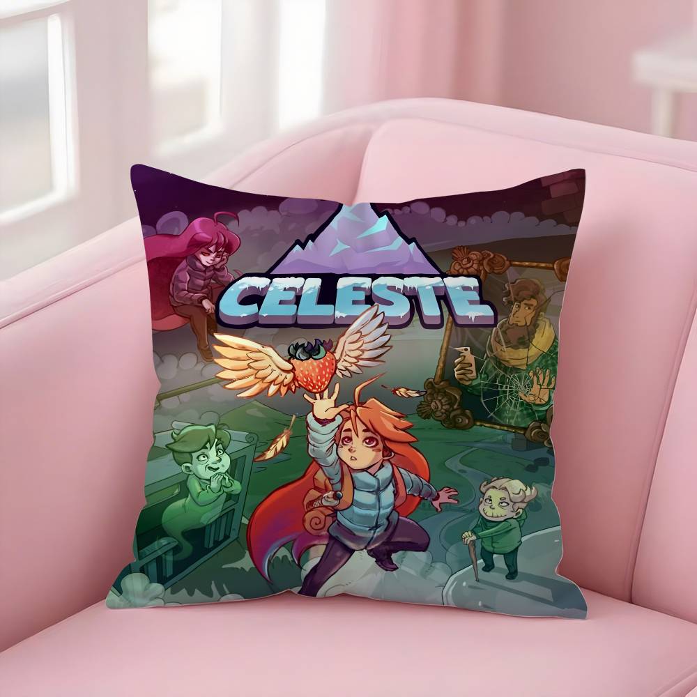 Cute C-CelesteS Game Funny Pillow Case Soft Plush Fabric Double Sided Print Decorative Home Living Room Gift Cushion
