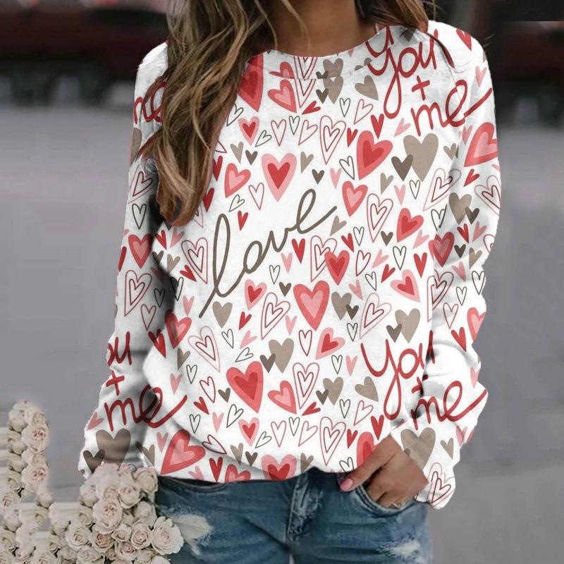 Sweat-shirt à capuche imprimé 3D pour femme, vêtement d'automne, col rond, surdimensionné, style Harajuku