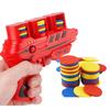 Children Flying Saucer Guns Carrot Flying Disc Launcher Toy Safety EVA Flying Disc Gun Kid Outdoor Game Toys