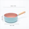 1pc Blue/Green/White Non Stick Pan Milk Pot Baby Food Pot Snow Pan Frying And Boiling Integrated Induction Cooker Gas Universal