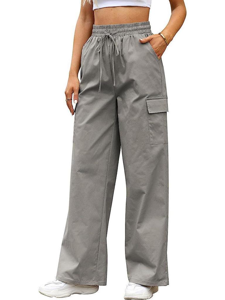 2023 Summer European & American Women's Casual Cotton Pocket Workwear Pants