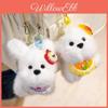 Plush Dog Keychain With Aromatherapy Scent And Fruit Design For Couples And Backpack Decor