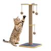 Scratching Post Tall Scratch Posts For Indoor Cats Interactive Toys Tower With Ball For Kitten Climbing Enrichment Boredom