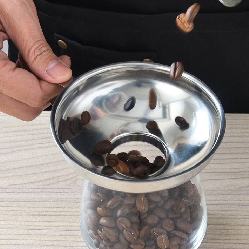Stainless Steel Wide Mouth Oil Funnel Set With Filter For Kitchen Cooking And Salad Dressing