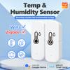 Tuya WiFi Smart Temperatur Feuchtigkeit Detektor Sensor Hygrometer Thermometer Detektoren Smart Home Echtzeit Überwachung Assistent