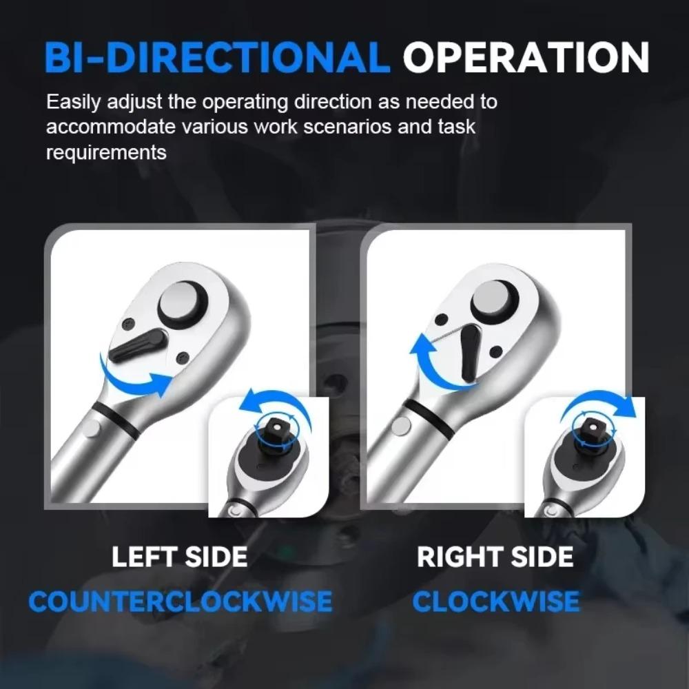 New 3/8" 5-60N.m Torque Wrench Square Unit Torque Wrench 1/4" Pro Torque Wrench 5-25N.m Professional Bicycle Auto Repair Tool