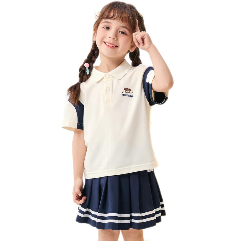 Balabala Детский летний комплект из двух предметов с коротким рукавом 90