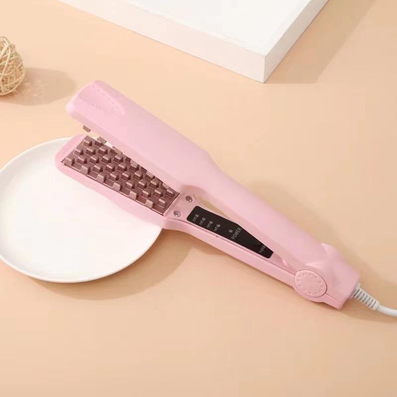 3D Gitter Haarkräusler Volumengeber Keramik Professionell Haar Fluffig Wellen Lockenstab Glätteisen Mais Haarschiene Dauerwelle 4 Temperaturen