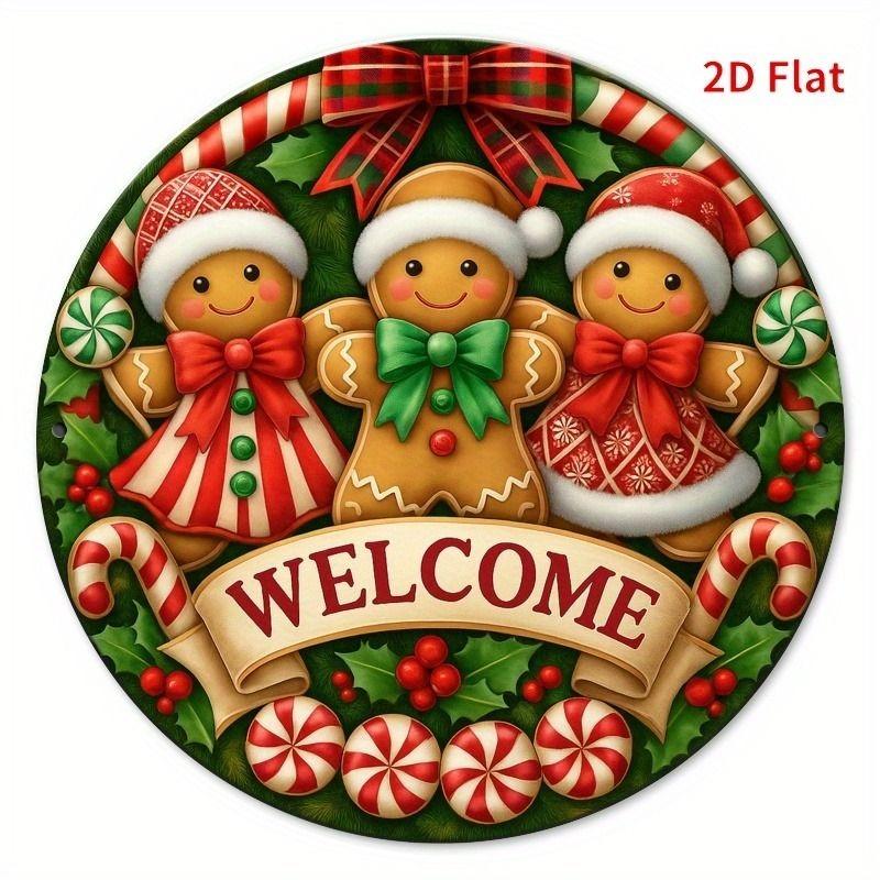 2D Flat Hanging Decorative Metal Sign Hand Painted Art