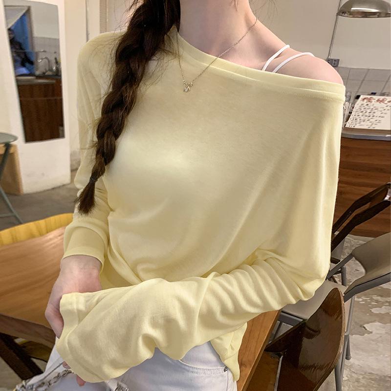 

Women s Lightweight Sun Protection Long Sleeve Cardigan - Early Autumn 2025 Loose Fit L жовтий