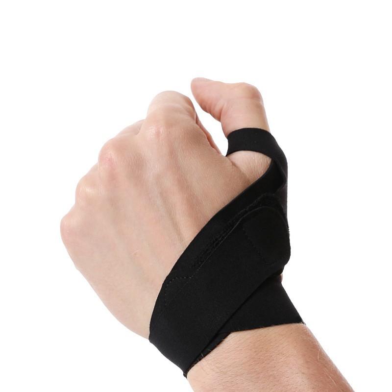 

Thumb Wrist Guard Thin Mom Hand Mouse Tendon Sheath Sprain Sports Joint Strain Fixed Support Sleeve Left hand black single dress