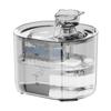Pet Water Fountain for Cats Dogs-Foldable Portable Waterproof Smart Fountain Automatic Circulation Filtered Running Water Love