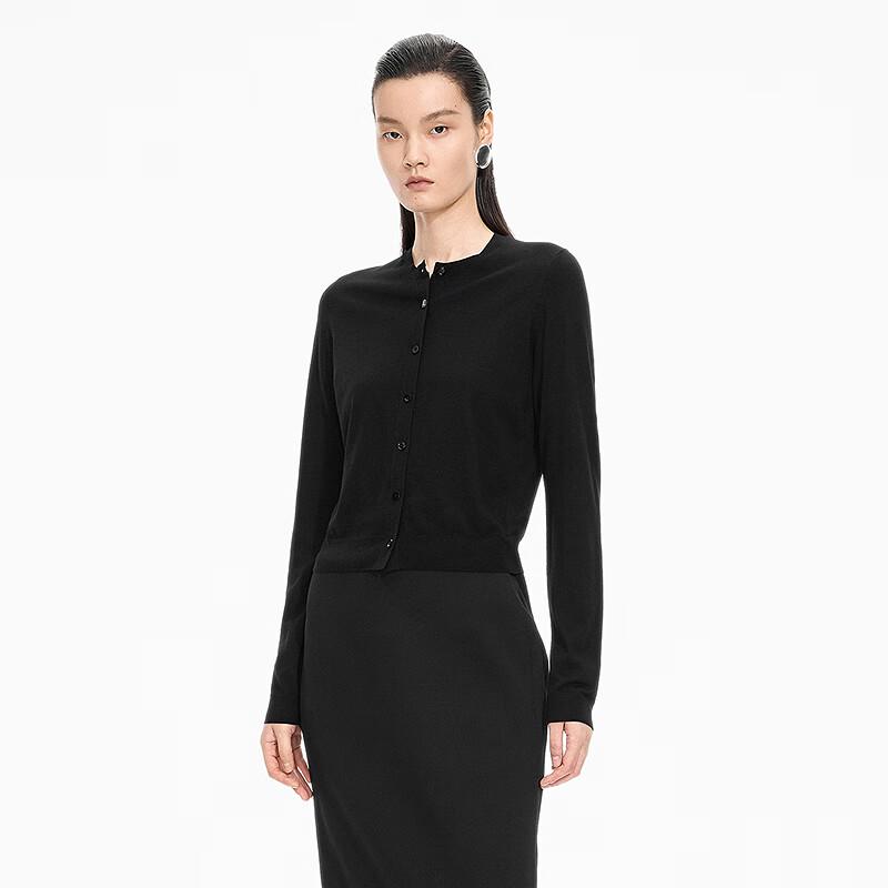 JNBY 2025 Autumn Slim Fit Long Sleeve Sweater