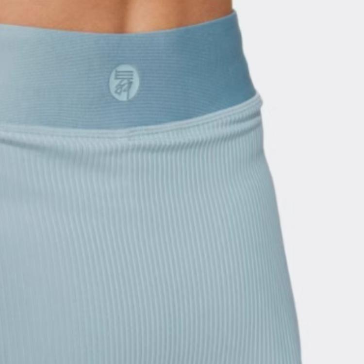Adidas Solid Color Elastic Waist Comfortable Sports Casual Skirt Women Skirts Magic-Gray HR8393