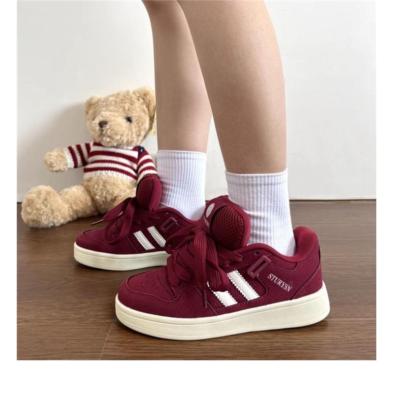 Women's Fashionable Casual Thick Sole Height Increasing Lightweight Board Shoes