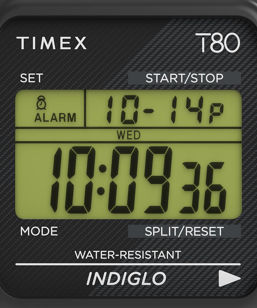 Taimaegseu T80 All Black Metal Strap Digital Watch 34Mm