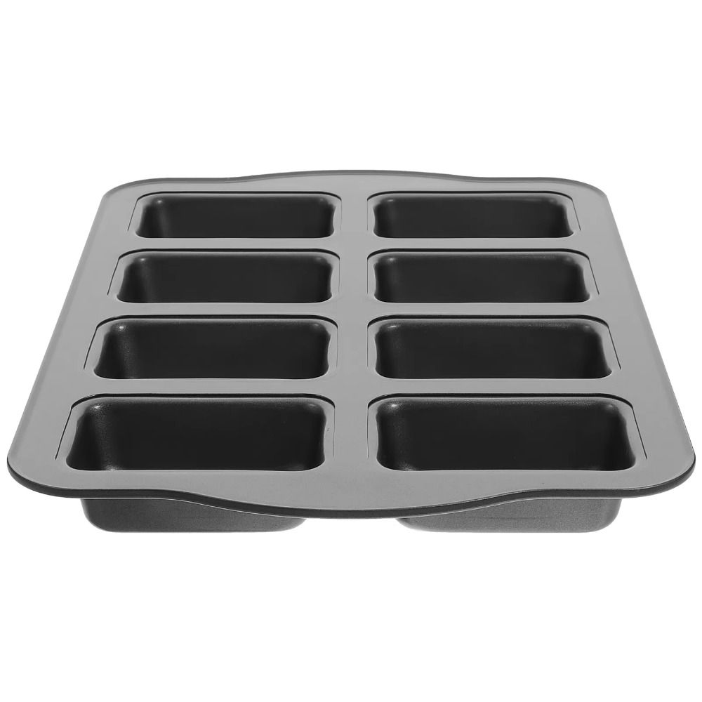 Non-Stick Mini Loaf Brownie Pans Large Capacity Carbon Steel Cake Mold Cooking Accessory