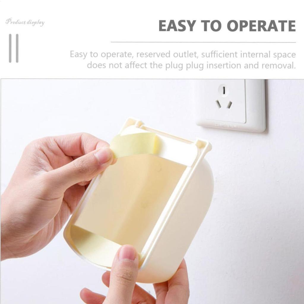 Baby Proofing Outlet Covers, Adhesive Electrical Socket Protector for Home, Nursery, Kitchen, Bedroom and Apartment Safety