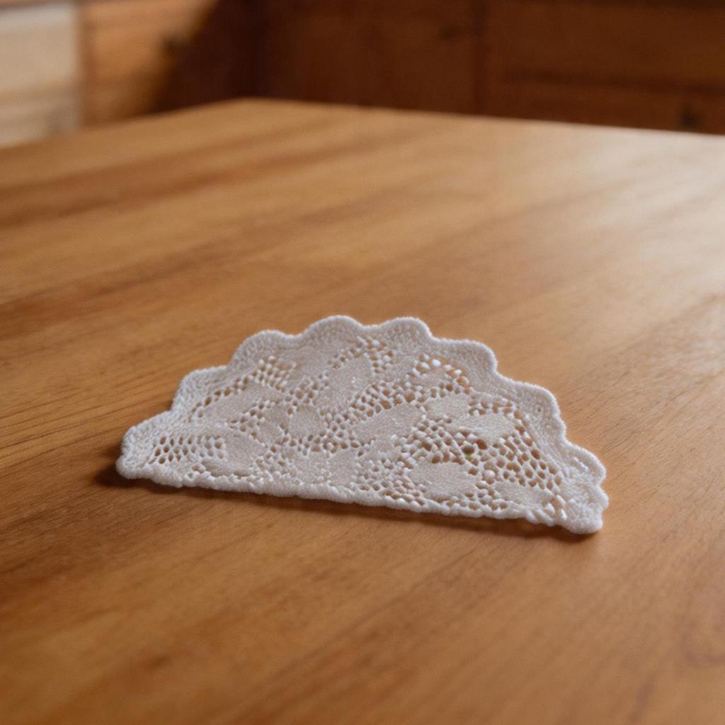 Crochet Mats Lace Table Cloth Vintage Doily DIY Material