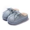 New ethnic style bow slippers autumn and winter indoor home velvet warm anti-skid cotton slippers