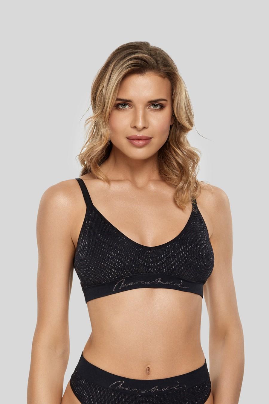 

Топ із ущільненою чашкою Marc & Andre (92612) 85B прозорий колір чорний