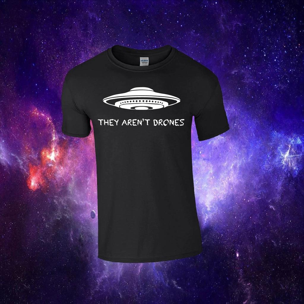 They Aren't Drones Funny UFO UAP Alien Gift Kids/Adults Top T-shirt