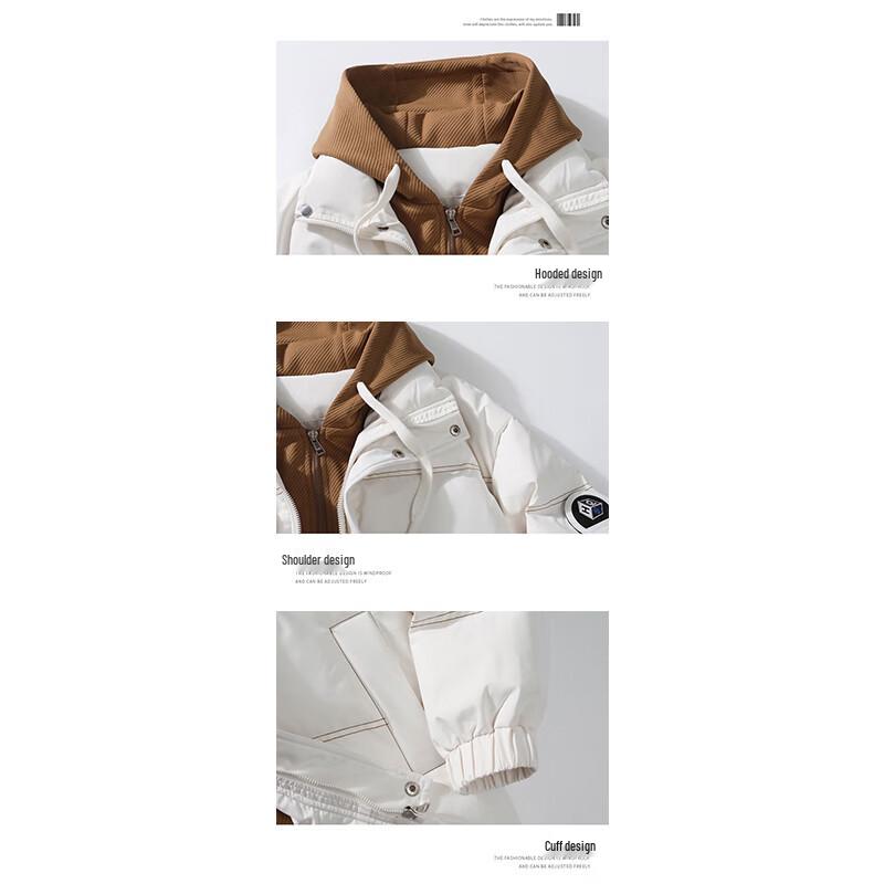 NASA MARVEL Men's Hooded Padded Jacket