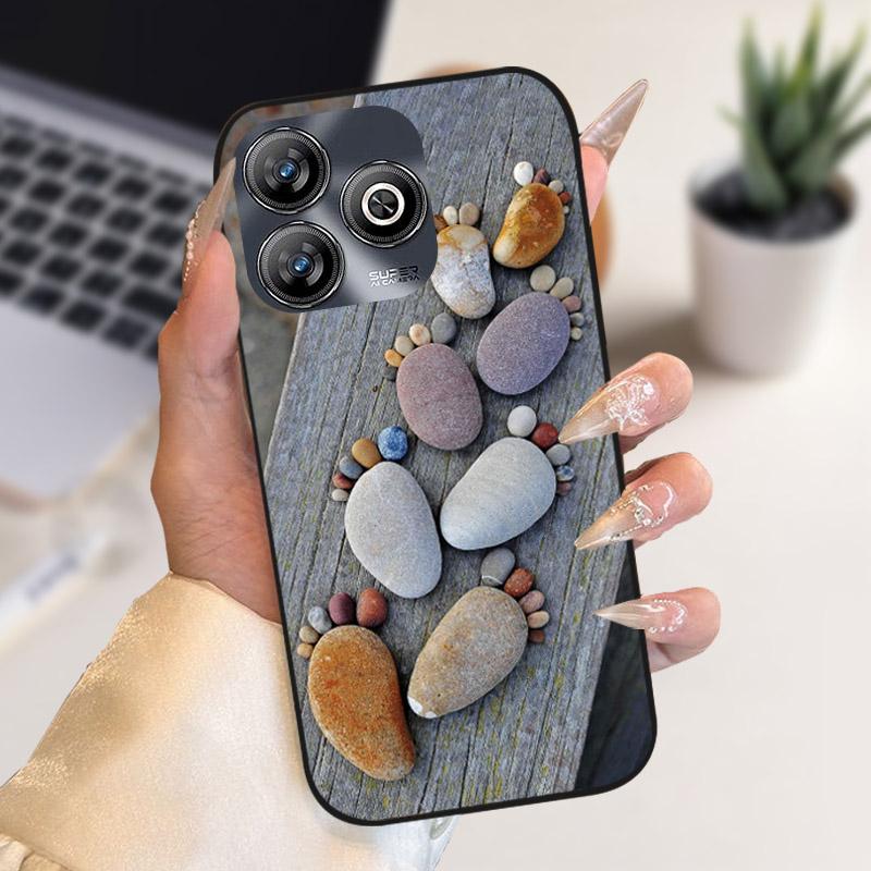 For ZTE Blade A75 4G Case Fashion Cool Animals Printed Silicone Soft TPU Phone Cover For ZTE Blade V60 Smart 4G Fundas V60Smart