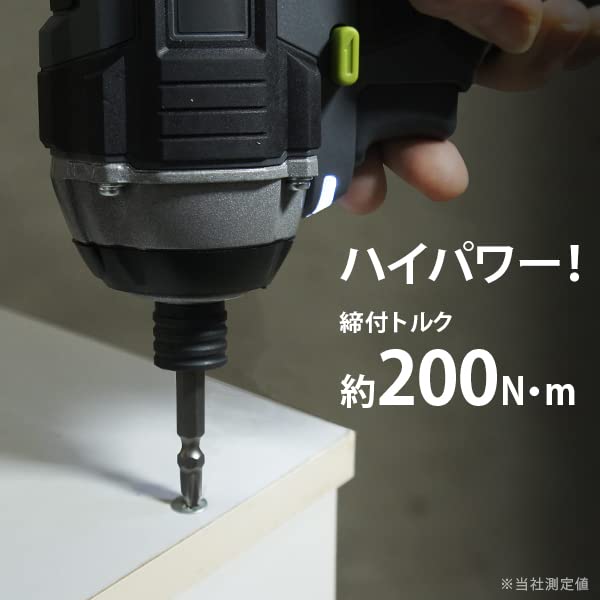 Minato Works 18V Rechargeable Impact Driver Charger Set CW-1810 + 2.0Ah +