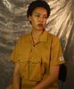 CODE I'M Utility Magazine Pocket Loose Fit Short Sleeve Polo Shirt Mustard