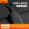 Interior Mouldings Suede Car Key Cover for Lexus NX ES UX US RC LX GX IS RX 200 250h 350h LS 450h 260h 300h UX20