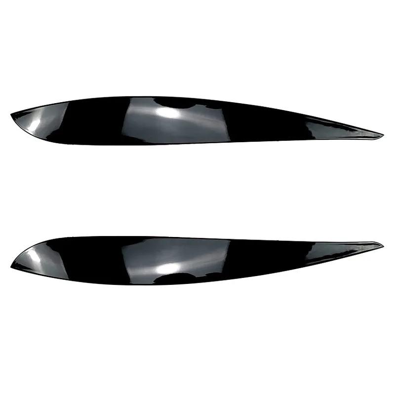 Car eyelids headlight eyebrows Fit for VW Polo 4 Mk4 9n3 R32 TDI 2005-2009 ABS plastic body kit accessories
