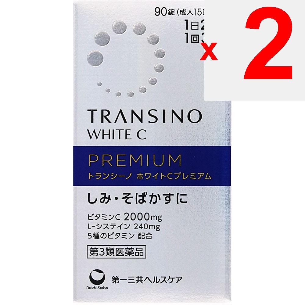 Daiichi Sankyo Healthcare Transino White C Premium 90 Tablets Cysteine Products Amino Acid Preparations Efficacy: Dark Spots (limited To Melasma) Cyst