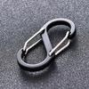 2pcs S Shape Carabiner Aluminum Alloy 8 Figure Clip for Outdoor Water Bottle Keychain Hooks hiking Fishing Hooks
