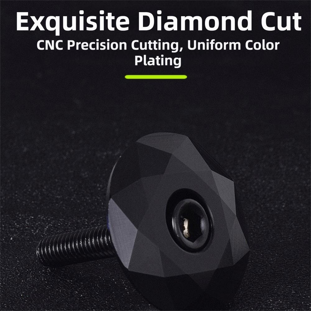Cycling Parts Bicycle Headset Spacers Aluminum Zinc Zinc Alloy Bicycle Grip End Cap  Biking Accessories