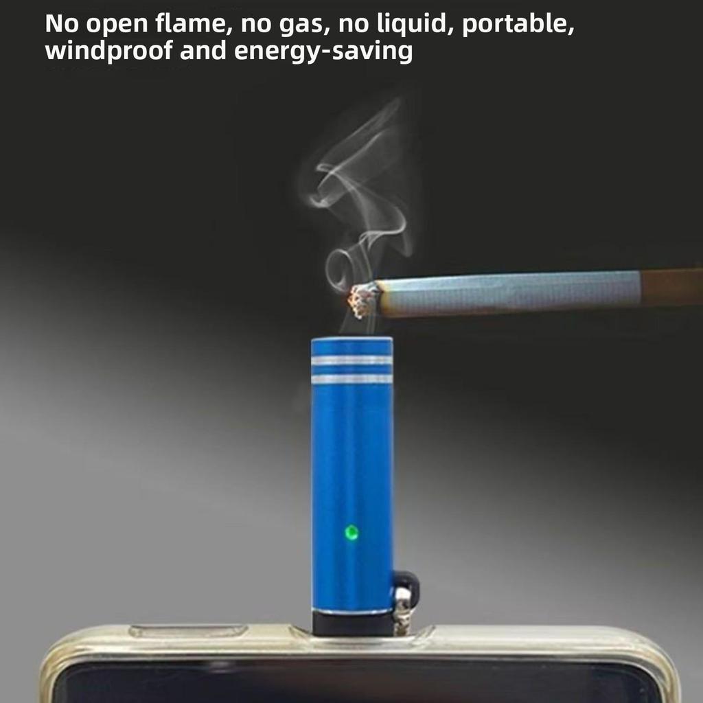 USB-C Mobile Phone  Lighter, Type-c Mobile Phone Lighter, Keychain Portable Lighter.