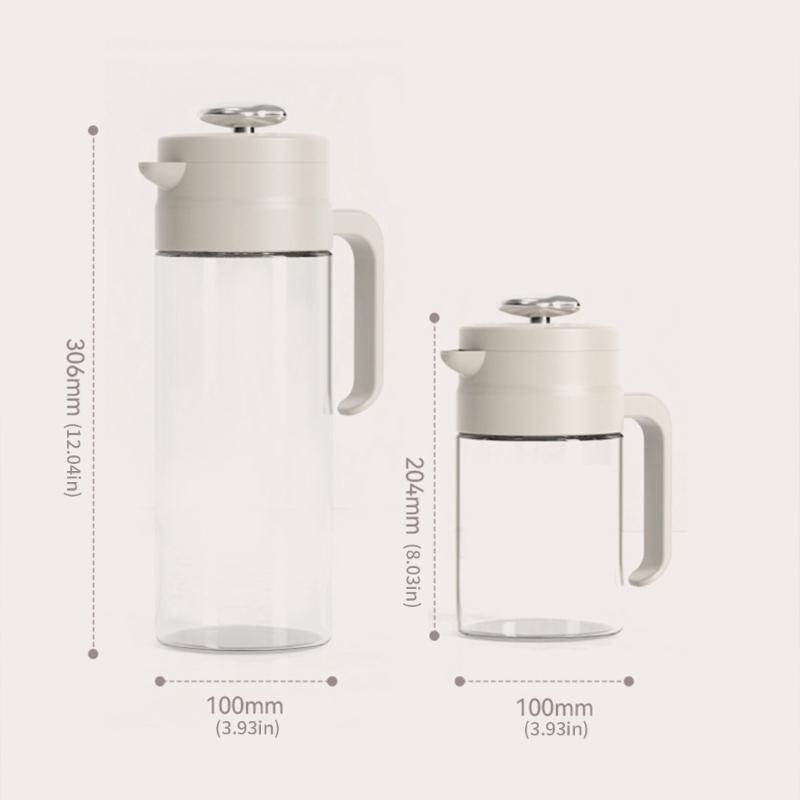 Extra Große 800/1500ml Teekanne mit Sieb und festem Borosilikatglas, auslaufsicheres Design für Eistees und Fruchtaufgüsse