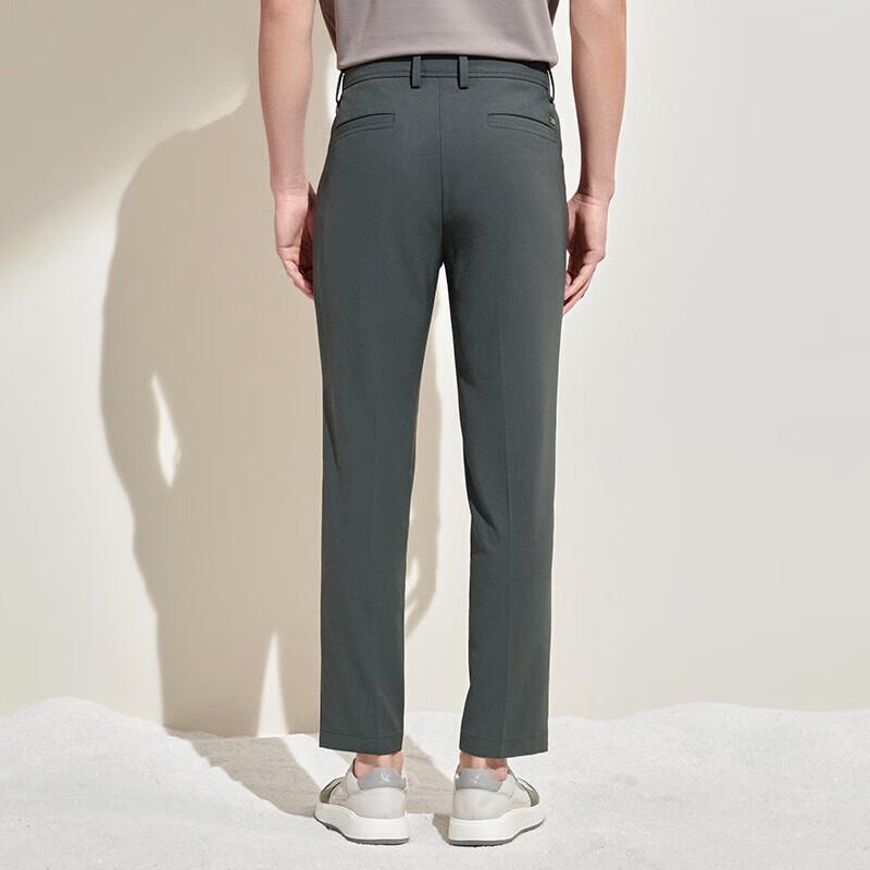 Baoxiniao Men's Tapered Business Casual Solid Pants ETD231214S
