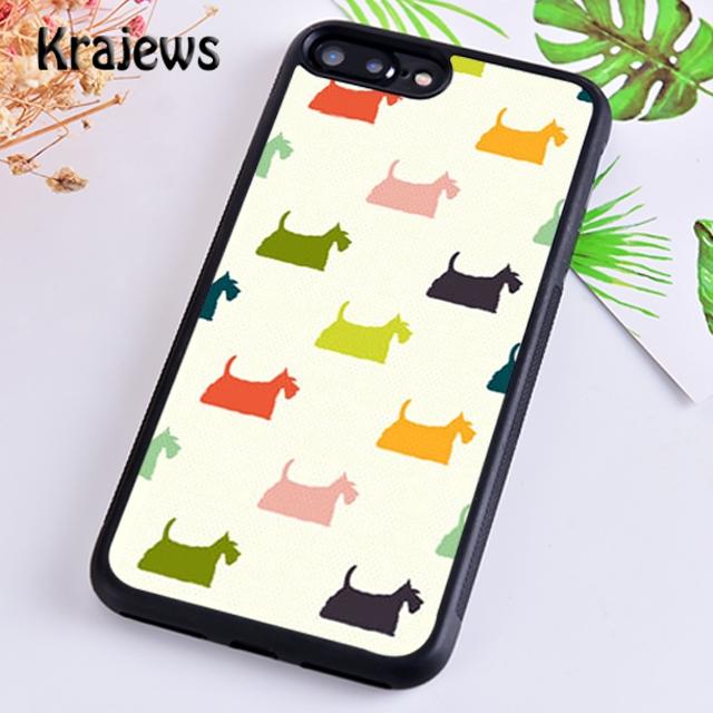 Krajews Black Scottish Terrier Dog Puppy Phone Case Cover For iPhone 17 Air 16 15 14 plus 11 12 13 pro max Fundas