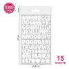 0.5 Inch Cartoon Letter Sticker 26 Letter Number 26 Letter Number Stickers  Album Scrapbooking