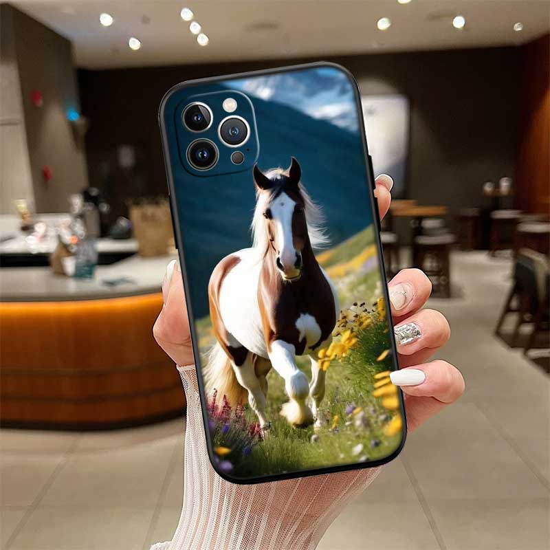 

RE28 Fine Horse Phone Case for Samsung Galaxy M06 M15 M16 M35 M55 M56 A36 A42 A50 A50S A51 A52 A32 A33 A05 A05S A06 A16 A20 Galaxy A51