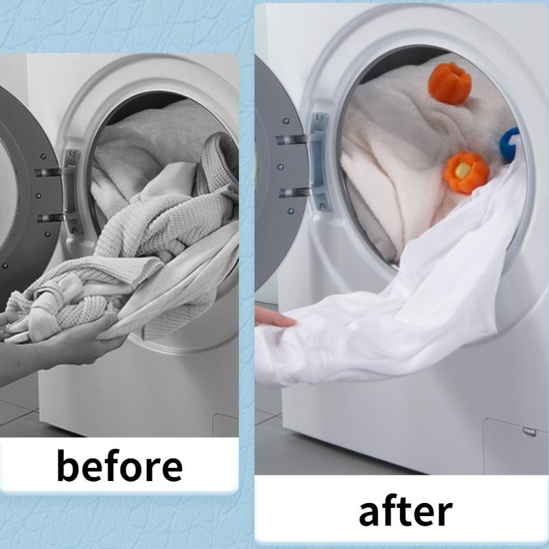 3 Pcs/bag Washing Machine Anti-entanglement Cleaning Clothes Ball Home Portable Decontamination Magic Laundry Balls Products