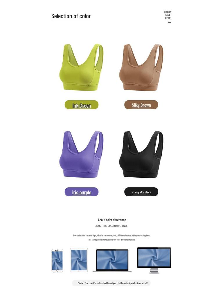 Women's Padded Sports Bra with V-Neck and Supportive Back for Running, Yoga, and Fitness