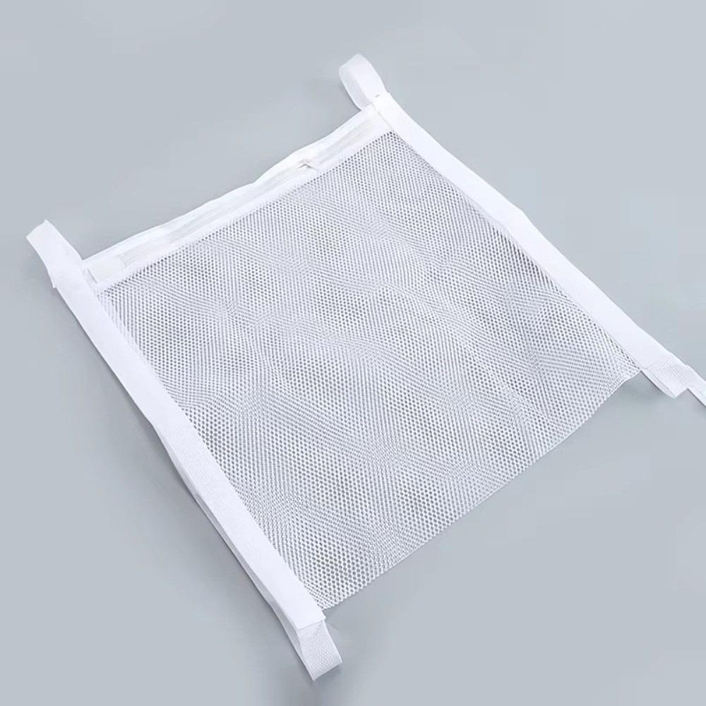 

Zipper Sneaker Dryer Bag Mesh Shoe Net Bags Reusable Sneaker Washer Bag Most Dryer Doors White білий