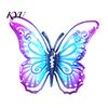 Waterproof Metal Wall Ornaments Butterfly Decorations, Garden Art Sculpture, Unique Housewarming Gifts Weatherproof Hanging Decor for Patio Fence Home