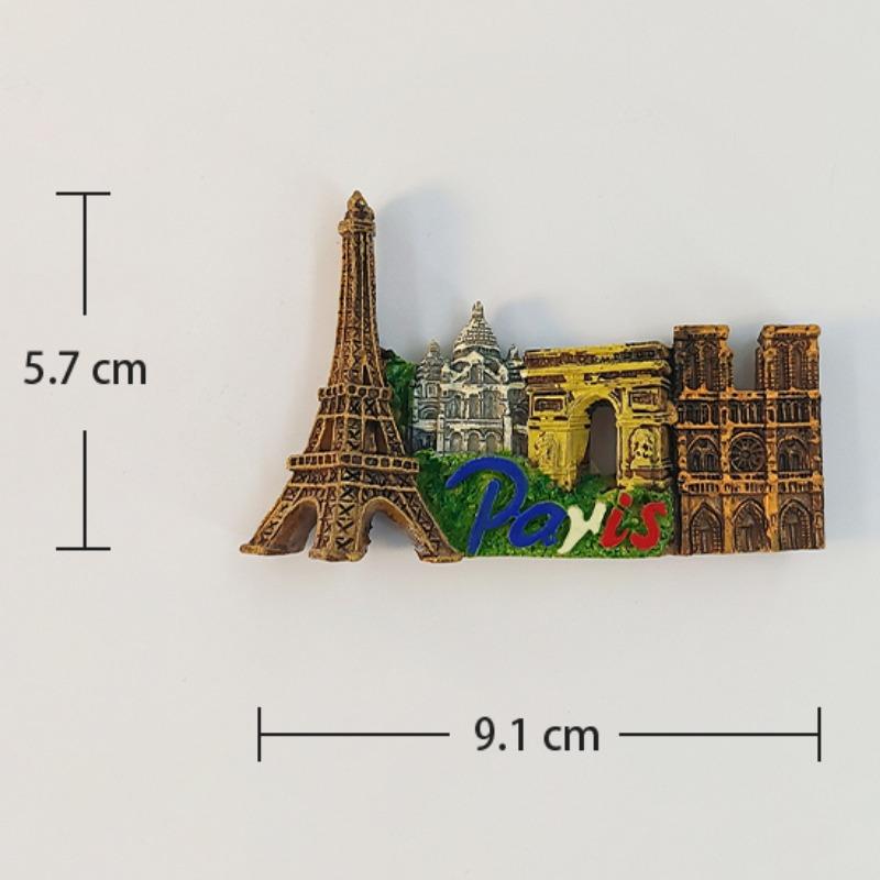France Refrigerator Stickers Paris Souvenirs L’Arc De Triomphe La Tour Eiffel Fridge Magnets Home Decor Wedding Gifts
